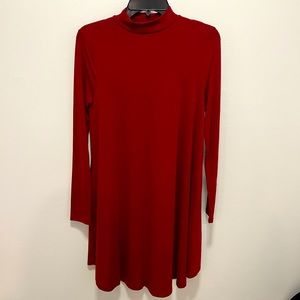 Long Sleeve Turtle Neck Dress